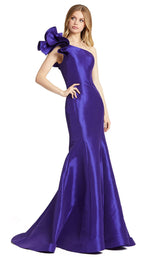 2 of 4 Mac Duggal 67379M Dress Royal-Purple