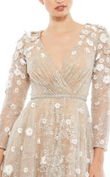 4 of 4 Mac Duggal 67387 Beige-Blush