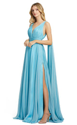 2 of 3 Mac Duggal 67391D Dress Sky-Blue