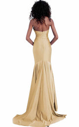 7 of 20 Jovani 67413 Champagne