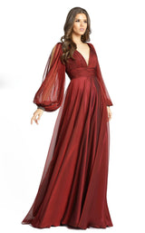 1 of 5 Mac Duggal 67414D Dress Garnet