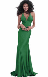 3 of 28 Jovani 67473 Emerald