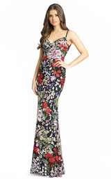 1 of 3 Mac Duggal 67473D Dress Black-Multi
