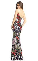 2 of 3 Mac Duggal 67473M Dress Black-Multi