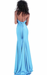 12 of 28 Jovani 67473 Powder Blue