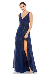 1 of 3 Mac Duggal 67482D Dress Navy