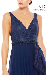 3 of 3 Mac Duggal 67482D Dress Navy