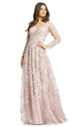 1 of 4 Mac Duggal 67483D Dress Rose-Pink