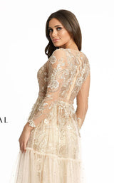 4 of 5 Mac Duggal 67486D Dress Champagne
