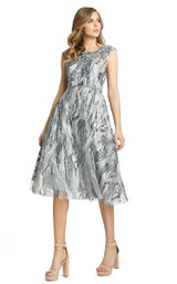 1 of 3 Mac Duggal 67495D Dress Graphite