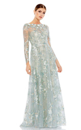 2 of 4 Mac Duggal 67498 Dress Mist