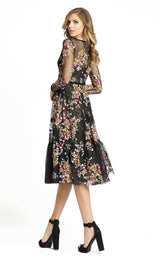 2 of 5 Mac Duggal 67499D Dress Black-Multi