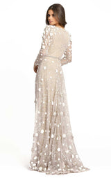 4 of 9 Mac Duggal 67503D Dress Ivory-Nude