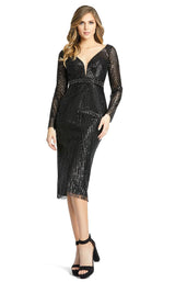 1 of 3 Mac Duggal 67528D Dress Black