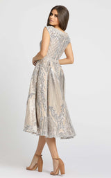 2 of 3 Mac Duggal 67533 Dress Nude-Silver