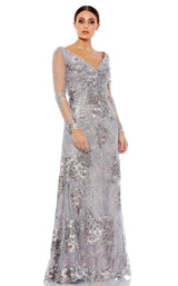 1 of 4 Mac Duggal 67539D Dress Platinum