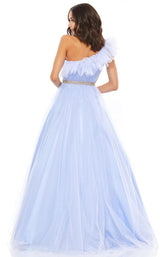 3 of 4 Mac Duggal 67556M Dress Periwinkle