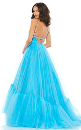 3 of 4 Mac Duggal 67557M Dress Turquoise
