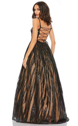 3 of 4 Mac Duggal 67563M Dress Black-Nude