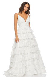 1 of 3 Mac Duggal 67564M Dress Ivory-Gold