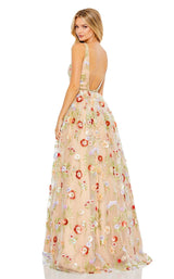 2 of 3 Mac Duggal 67572 Dress Nude-Multi