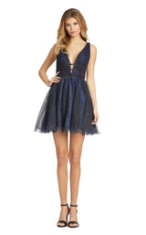 1 of 3 Mac Duggal 67593 Dress Midnight