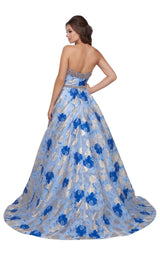 2 of 4 Mac Duggal 67602H Blue Multi