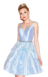 2 of 2 Mac Duggal 67626N Powder Blue