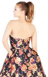 6 of 6 Mac Duggal 67641N Black/Gold