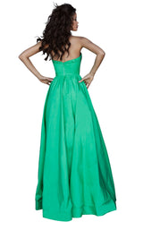 3 of 6 Jovani 67646 Emerald