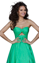4 of 6 Jovani 67646 Emerald