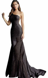 1 of 22 Jovani 67650 Black Multi