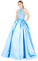1 of 6 Mac Duggal 67658H French Blue