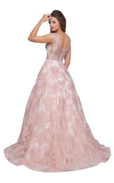 3 of 6 Mac Duggal 67669H Blush
