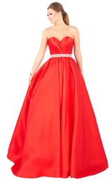 1 of 6 Mac Duggal 67685H Red