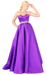 2 of 6 Mac Duggal 67685H Royal/Purple