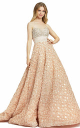 1 of 2 Mac Duggal 67695D Dress Champagne
