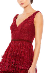 3 of 3 Mac Duggal 67710 Dress Burgundy
