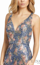 3 of 3 Mac Duggal 67716i Dress Blue-Multi