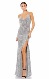 1 of 4 Mac Duggal 67717i Dress Pewter