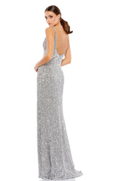 3 of 4 Mac Duggal 67717i Dress Pewter