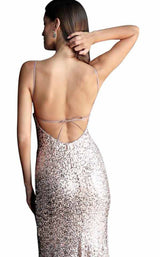 13 of 16 Jovani 67790 Taupe