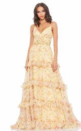 1 of 3 Mac Duggal 67794M Dress Lemon