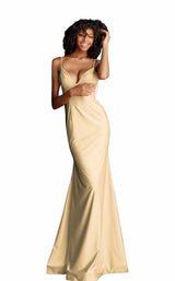 7 of 30 Jovani 67801 Champagne