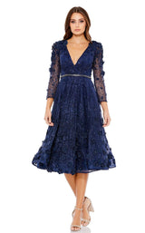 1 of 3 Mac Duggal 67809D Dress Midnight