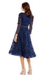 2 of 3 Mac Duggal 67809D Dress Midnight