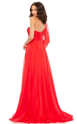 2 of 3 Mac Duggal 67810D Dress Red