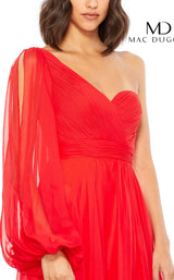 3 of 3 Mac Duggal 67810D Dress Red