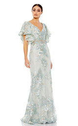 1 of 4 Mac Duggal 67842 Dress Seafoam