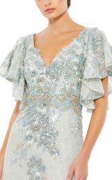 4 of 4 Mac Duggal 67842 Dress Seafoam